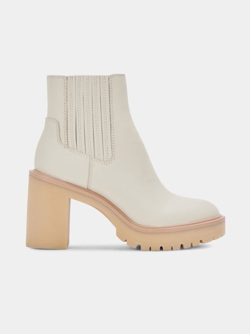 Dolce Vita Beige Suede Ankle Booties